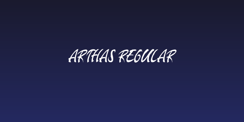 Arthas Regular Social Header