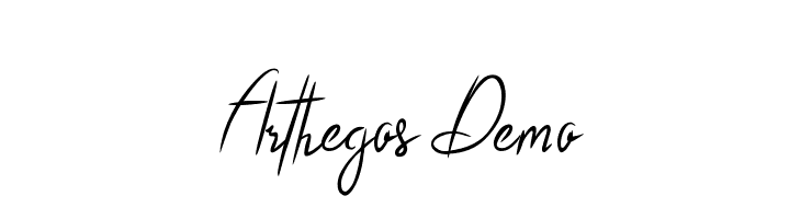 Arthegos Demo  Frei Schriftart Herunterladen