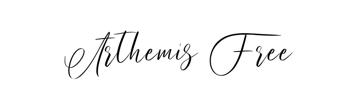 Arthemis Free  Frei Schriftart Herunterladen