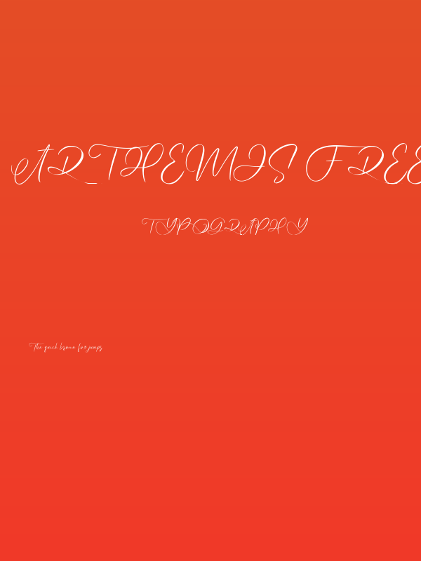 Arthemis Free Poster