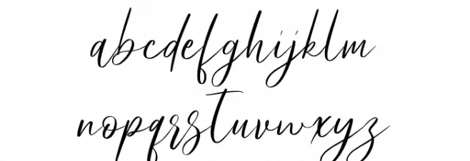 Arthemis Free Font LOWERCASE