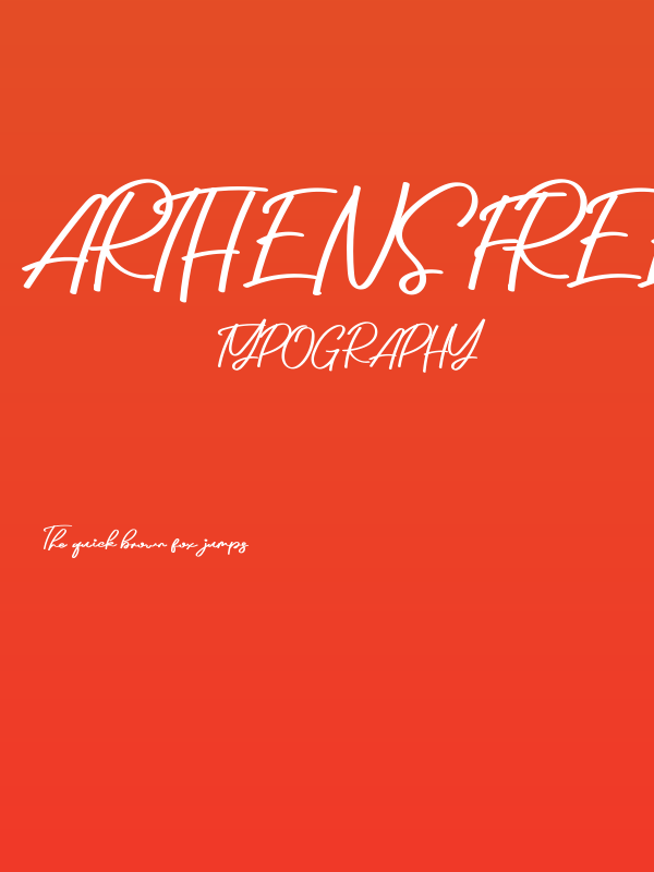 Arthens Free Poster