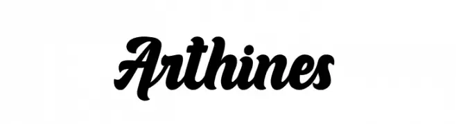 Arthines  font caratteri gratis