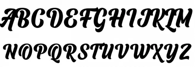 Arthines 字体 大写