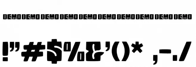Arthosdemo Font OTHER CHARS