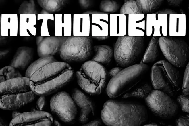Arthosdemo Font examples