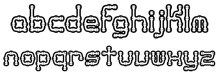 Arthritis BRK Font LOWERCASE