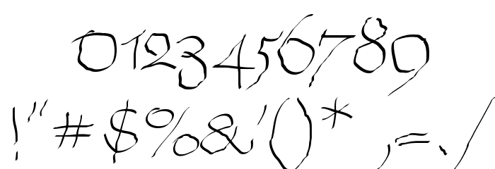 ArthritishSpringtime Font OTHER CHARS