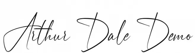 Arthur Dale Demo  font caratteri gratis