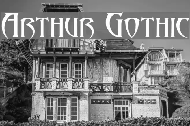Arthur Gothic Font examples