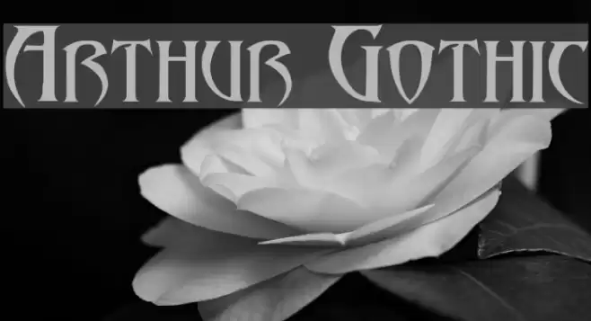 Arthur Gothic Font examples