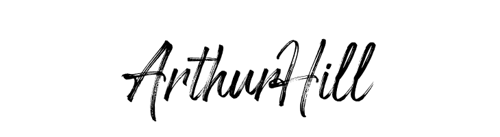 Arthur Hill   font caratteri gratis