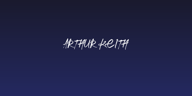 Arthur Keith Social Header
