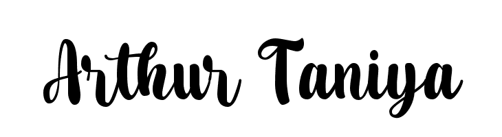 Arthur Taniya  font caratteri gratis