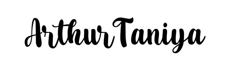 Arthur Taniya  Frei Schriftart Herunterladen