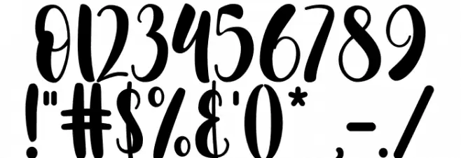 Arthur Taniya Font OTHER CHARS