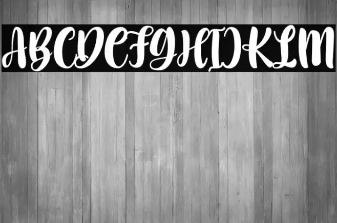 Arthur Taniya Font examples