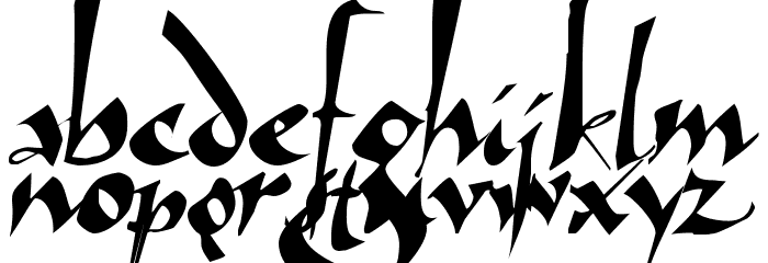 Arthur Font LOWERCASE