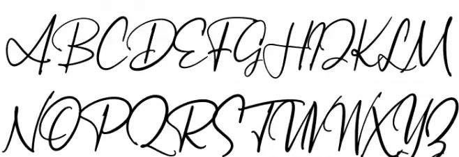 ArthurdaleDemo Font UPPERCASE