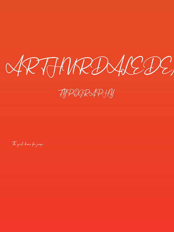 ArthurdaleDemo Poster