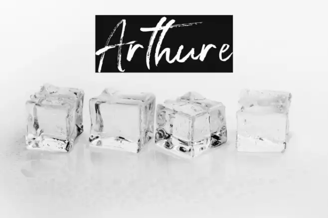 Arthure Font examples