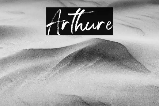 Arthure Font examples