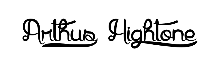 Arthus1 Hig6htone Font