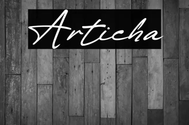 Articha Font examples