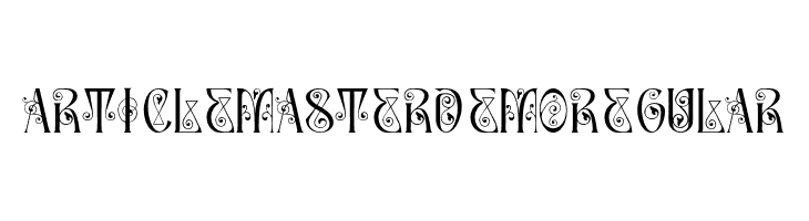 Article Master Demo Regular Fonte