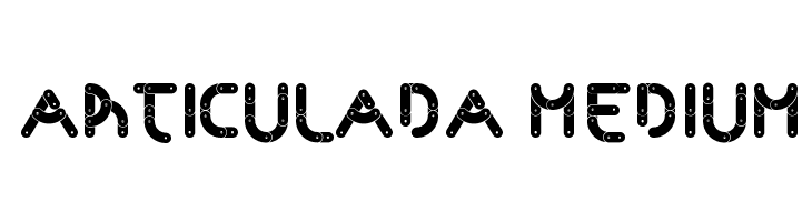 Articulada Medium  नि: शुल्क फ़ॉन्ट्स डाउनलोड