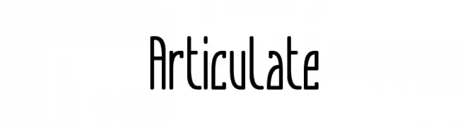 Articulate  Fuentes Gratis Descargar