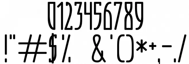 Articulate Font OTHER CHARS