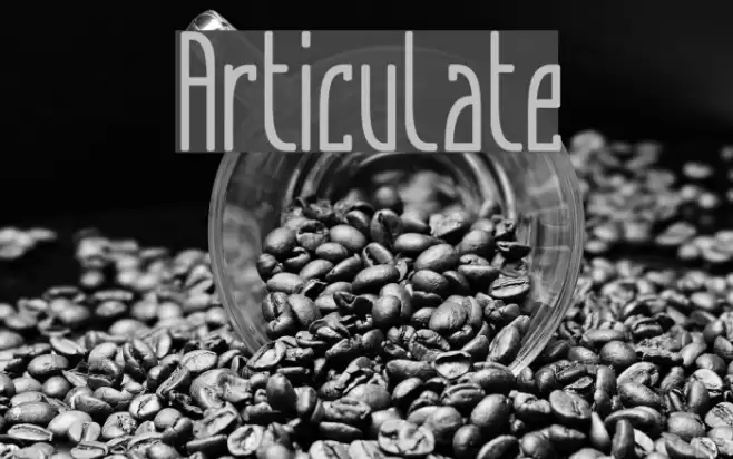 Articulate Font examples