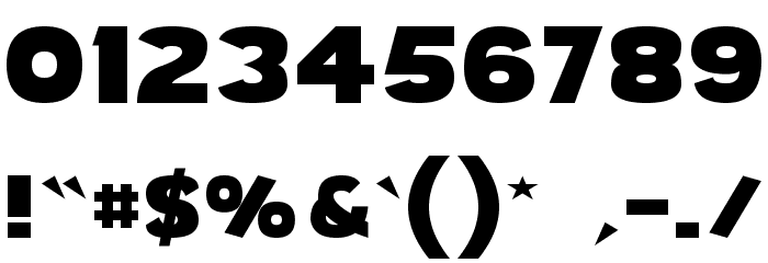 Artifact Font OTHER CHARS