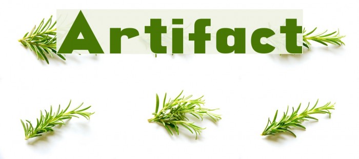 Artifact Font examples