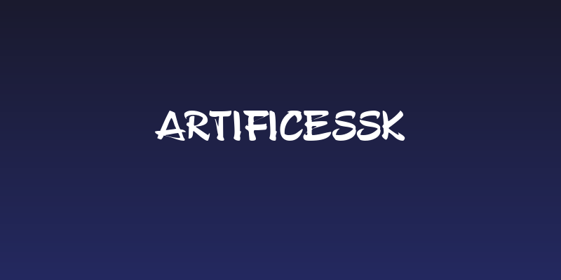 ArtificeSSK Social Header