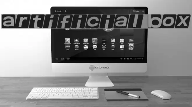 Artificial Box Font examples