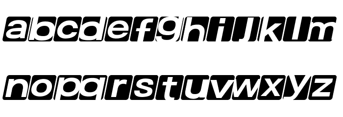 Artificial Box Font LOWERCASE
