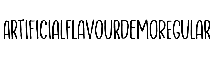 Artificial Flavour DEMO Regular  免费字体下载