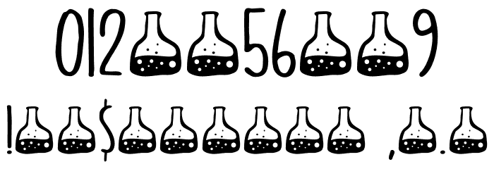 Artificial Flavour DEMO Regular フォント その他の文字