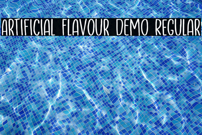 Artificial Flavour DEMO Regular Example 2