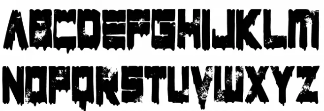 Artificial Intelligence Is Shit Font UPPERCASE