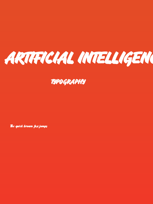 Artificial Intelligence PERSONAL USE Regular Poster