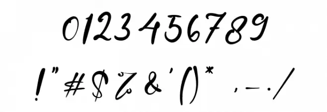 Artificial Jewel Font OTHER CHARS