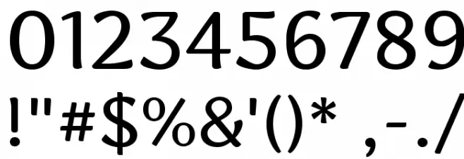 Artifika Medium Font OTHER CHARS