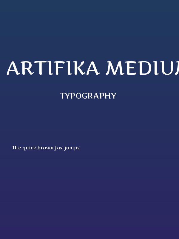 Artifika Medium2 Poster