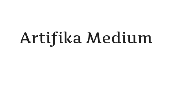 Artifika Medium Logo