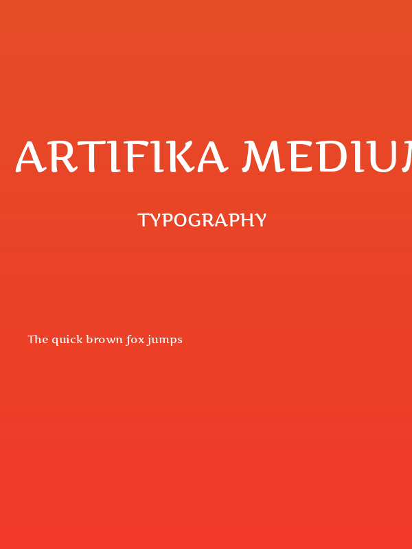 Artifika Medium Poster