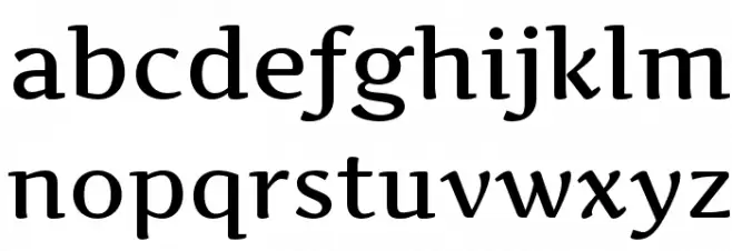 Artifika Regular Caratteri MINUSCOLO