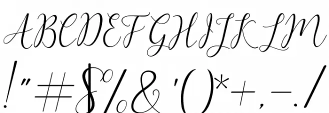 ArtillaScript Font OTHER CHARS